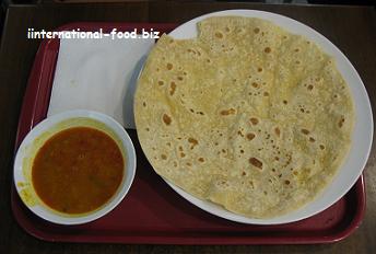 Chapati with Spicy Gravy